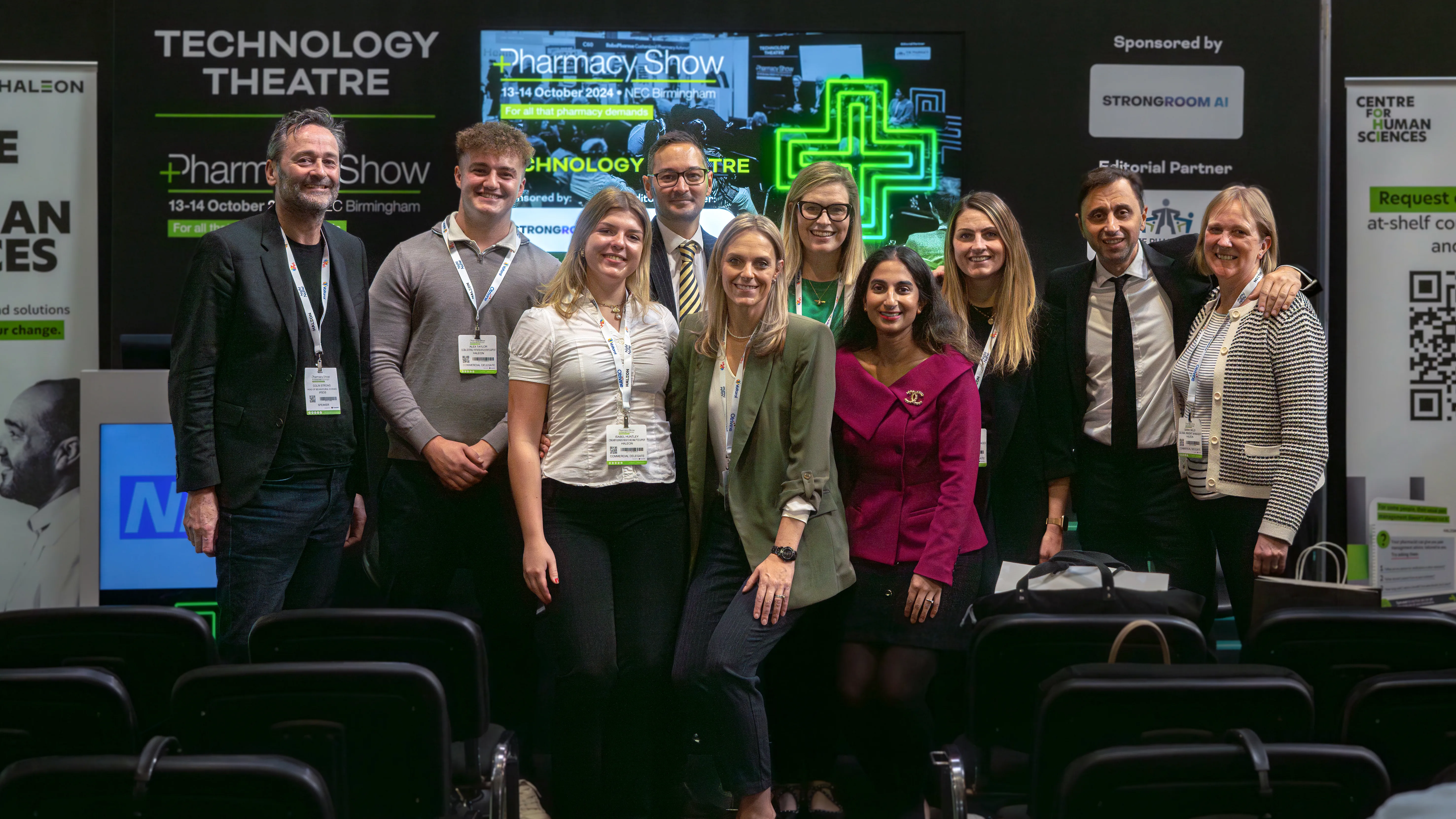 Group photo from The Pharmacy Show 2024 in Birmingham, UK